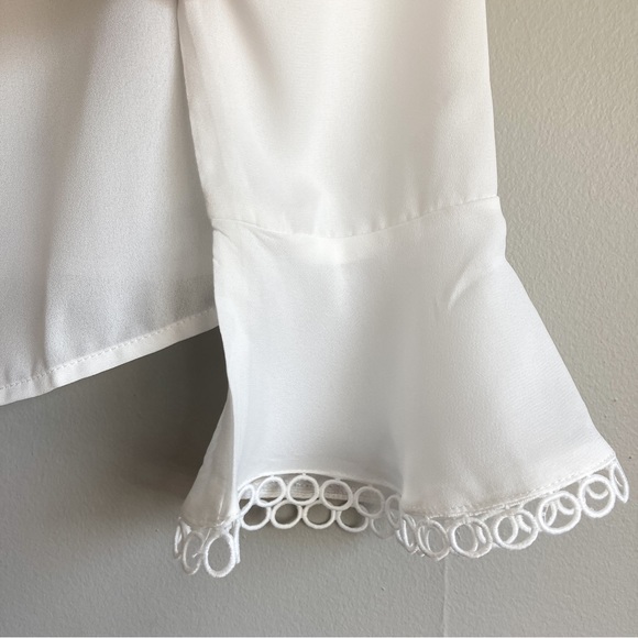 NWT Endless Rose Ruffle Long Sleeve Blouse - Picture 2 of 4